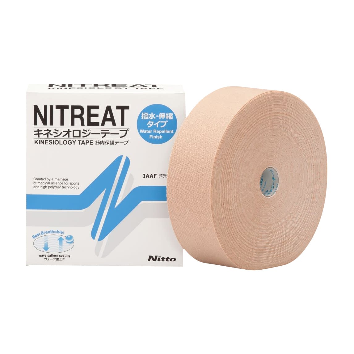 Nitto Kinesiology Tape Water Repellent Taping Tape 24-8416-06 Nitto NKH-50L (50MM x 31.5M)