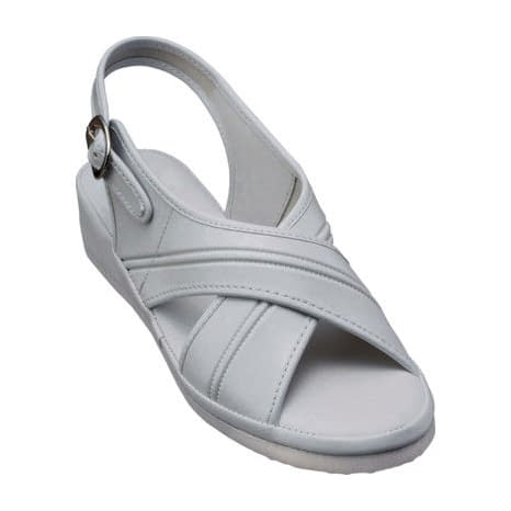 크로스 타입 샌들 간호사 샌들 25-3437-0301 화이트 퍼스트 레이트 LL (24.5-25.0CM)