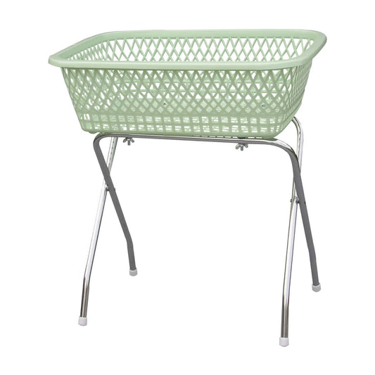 탈의 바구니(1단) 고무 발 첨부 의류 바구니 02-2565-00 산와화 연공업 W550XD410XH600MM