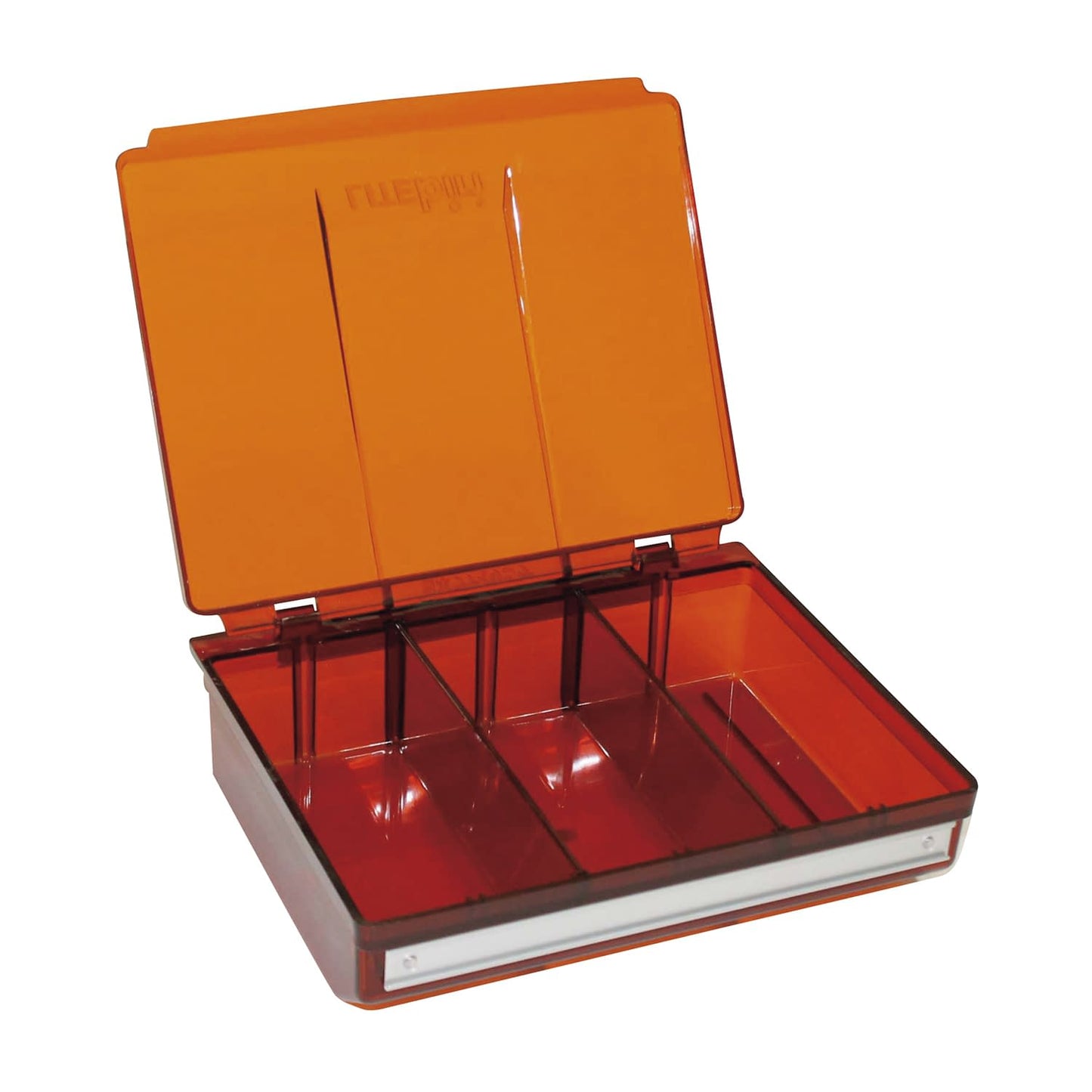 ライトビン(LBC用)フタ付 LBC用 アンプルケース 08-2090-0002 遮光 日本ファイリング シキリバン2マイツキ