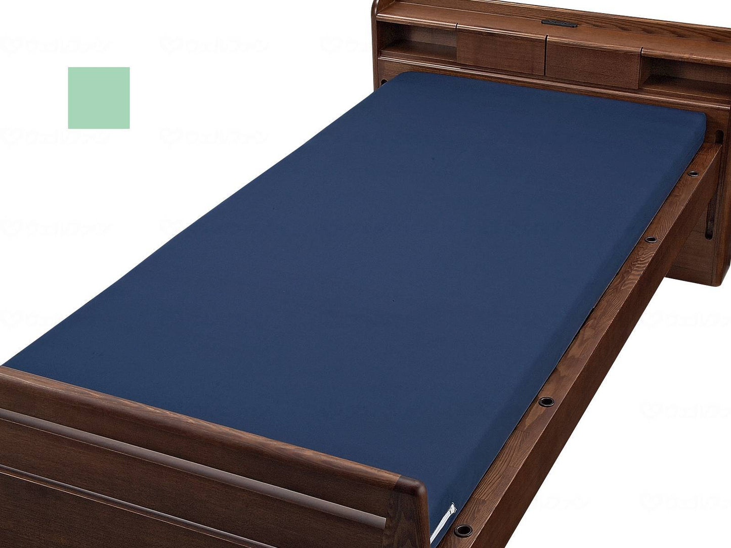 Wellfun mattress waterproof cover green 85 x 195 x 8