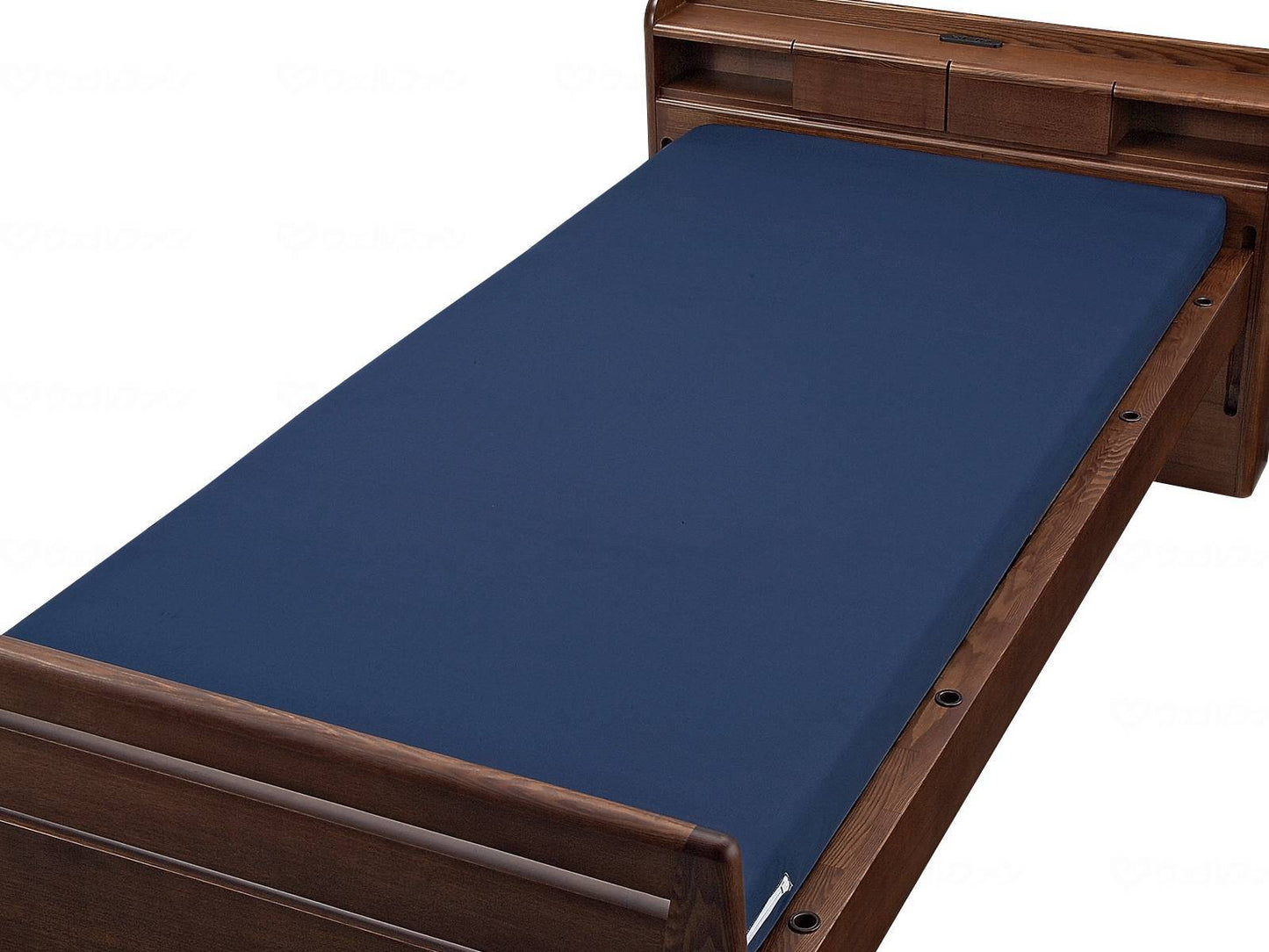 Wellfun mattress waterproof cover, navy, 91 x 191 x 8 cm
