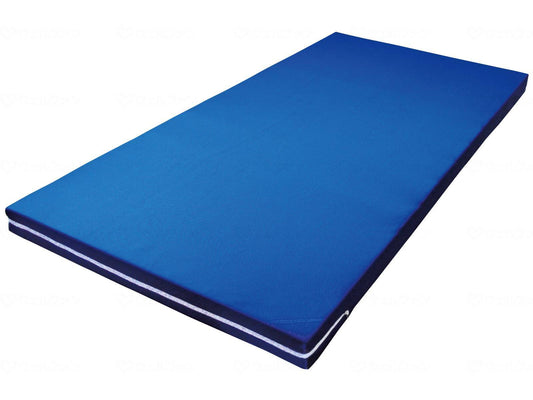 ウェルファンかたわたﾏｯﾄﾚｽ　91cm幅 ﾌﾞﾙｰ 91×191×8cm