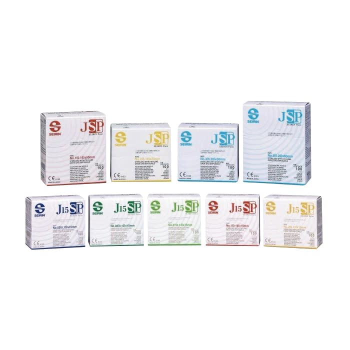 Seirin Needle JSP (No. 3) No. 3 Sky Blue Acupuncture Needle 24-9350-12 Kanaken 50MM/Sky Blue/KN-107S