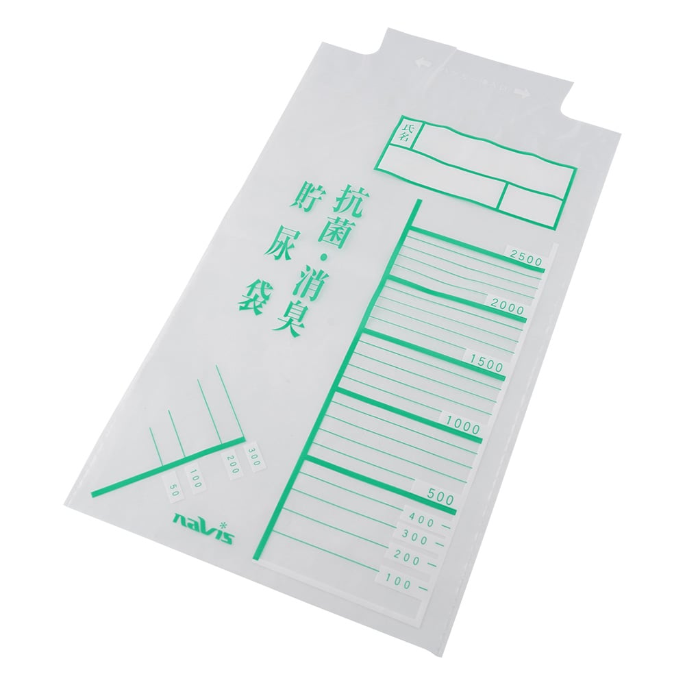 消臭抗菌貯尿袋　2.5L　100枚入 1袋(100枚入)