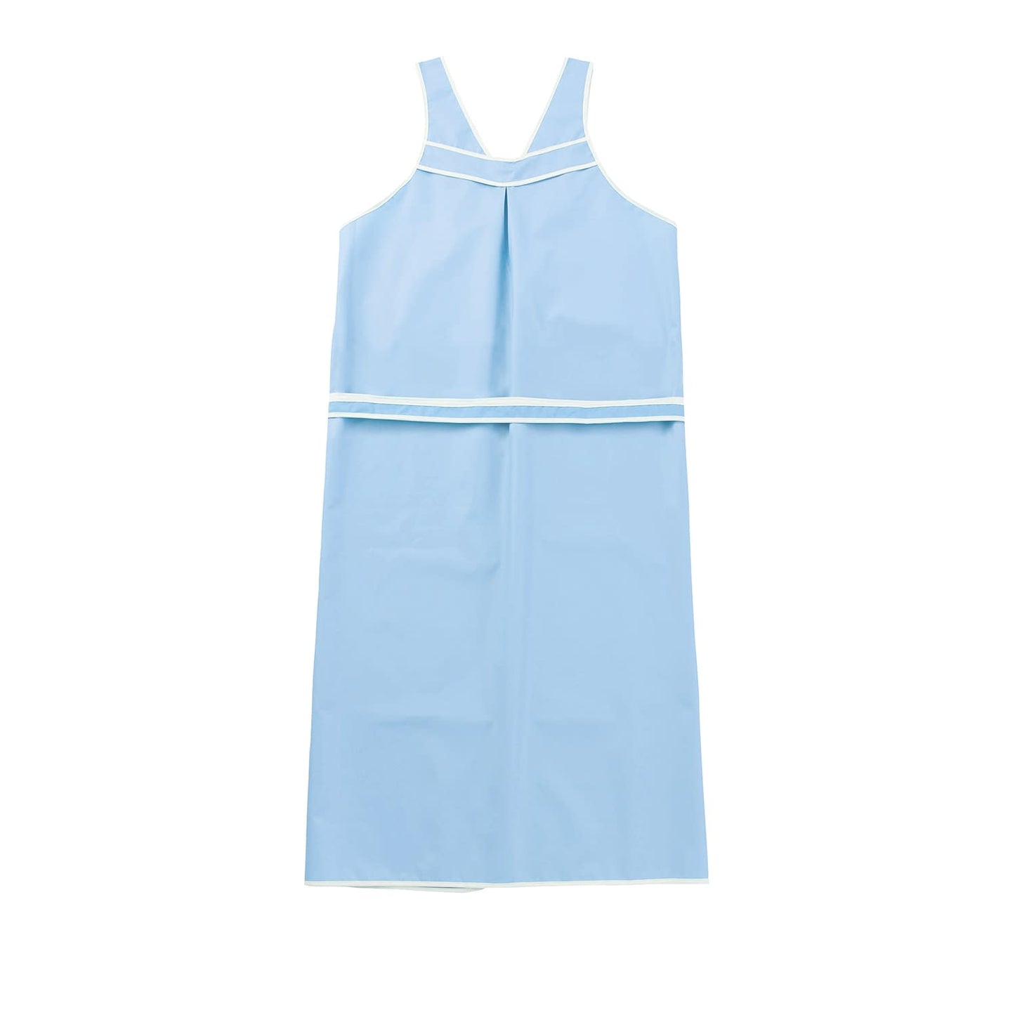 入浴ケアか～るいエプロンII L 入浴介助用エプロン 24-3095-0102 ターコイズブルー 日本エンゼル 6018(L)