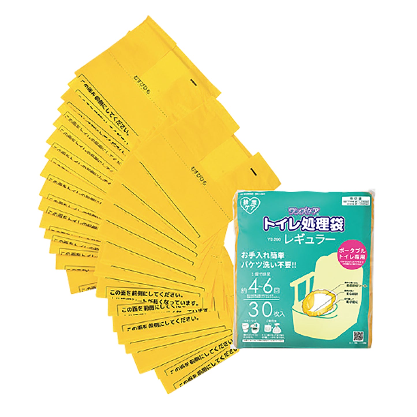 화장실 처리 가방 원스 케어 (레귤러) 휴대용 화장실 24-2822-00 원스 케어 YS-290 (30 마이 일리)