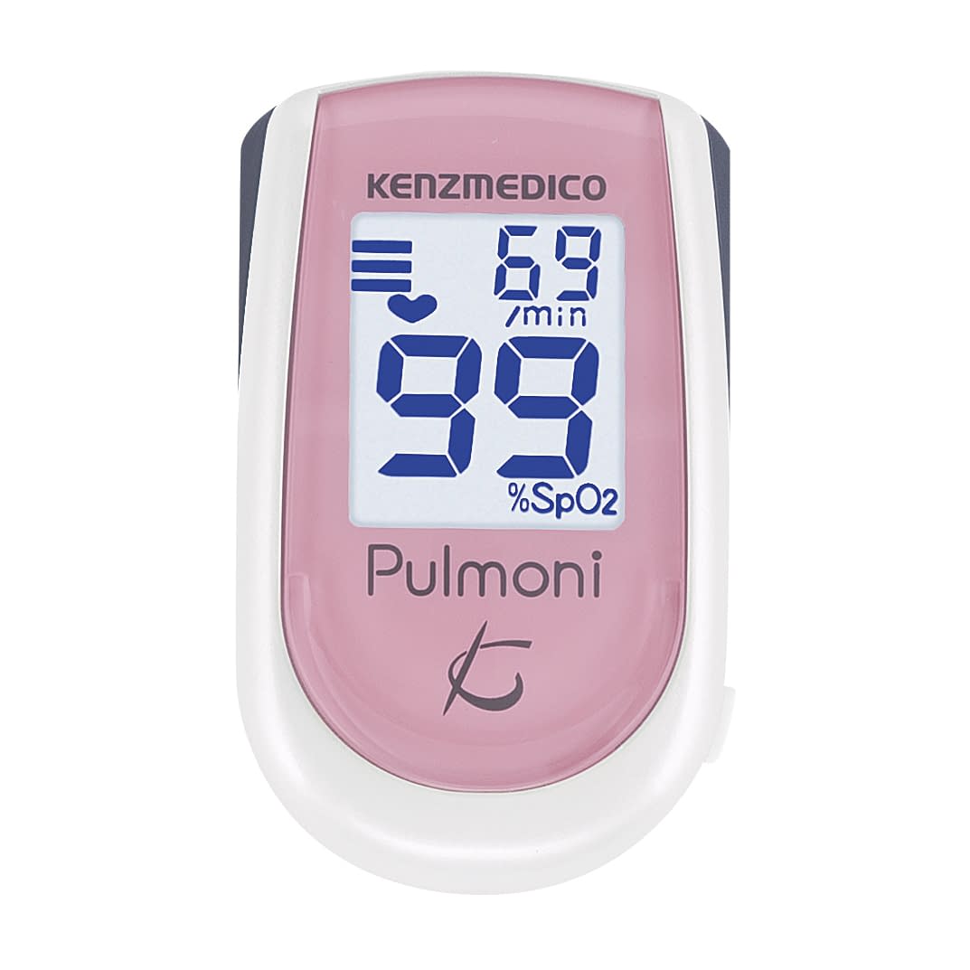 Pulse Oximeter Palmoni Saturation Monitor (Pulse Oximeter) 24-3255-00 Kenz Medico KM-350 (Coral Pink)