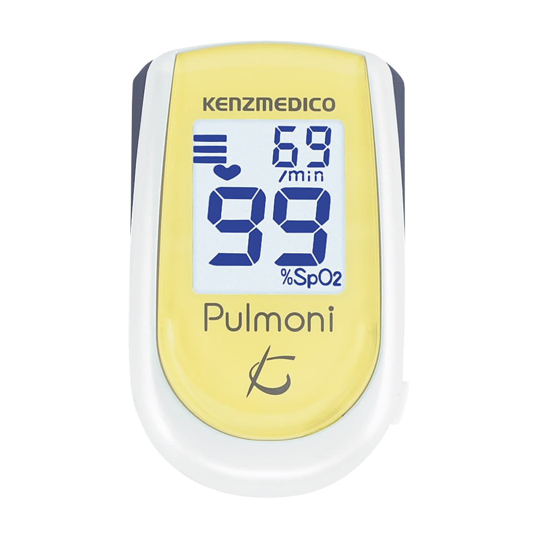 펄스 옥시 미터 팔모니 포화 모니터 (펄스 옥시 미터) 24-3255-03 켄츠 메디코 KM-350 (레몬 옐로우)