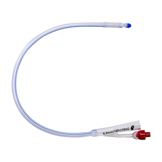 オールシリコーンバルーンカテーテル 18Fr 尿道カテーテル 24-4403-03 SMU 4510218(18FR)10ポンイリ