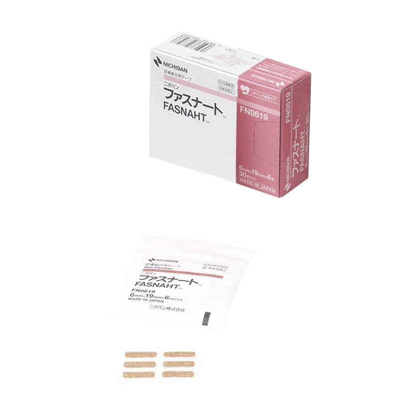 패스너트 No. 0619 피부 접합용 테이프 24-5411-02 니티반 FN0619(6X19)6 폰 X30