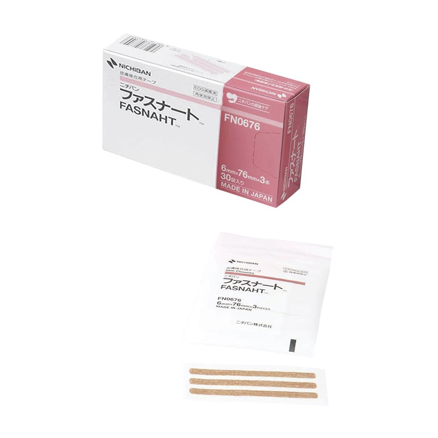 패스너트 No. 0676 피부 접합용 테이프 24-5411-04 니티반 FN0676(6X76)3 폰 X30