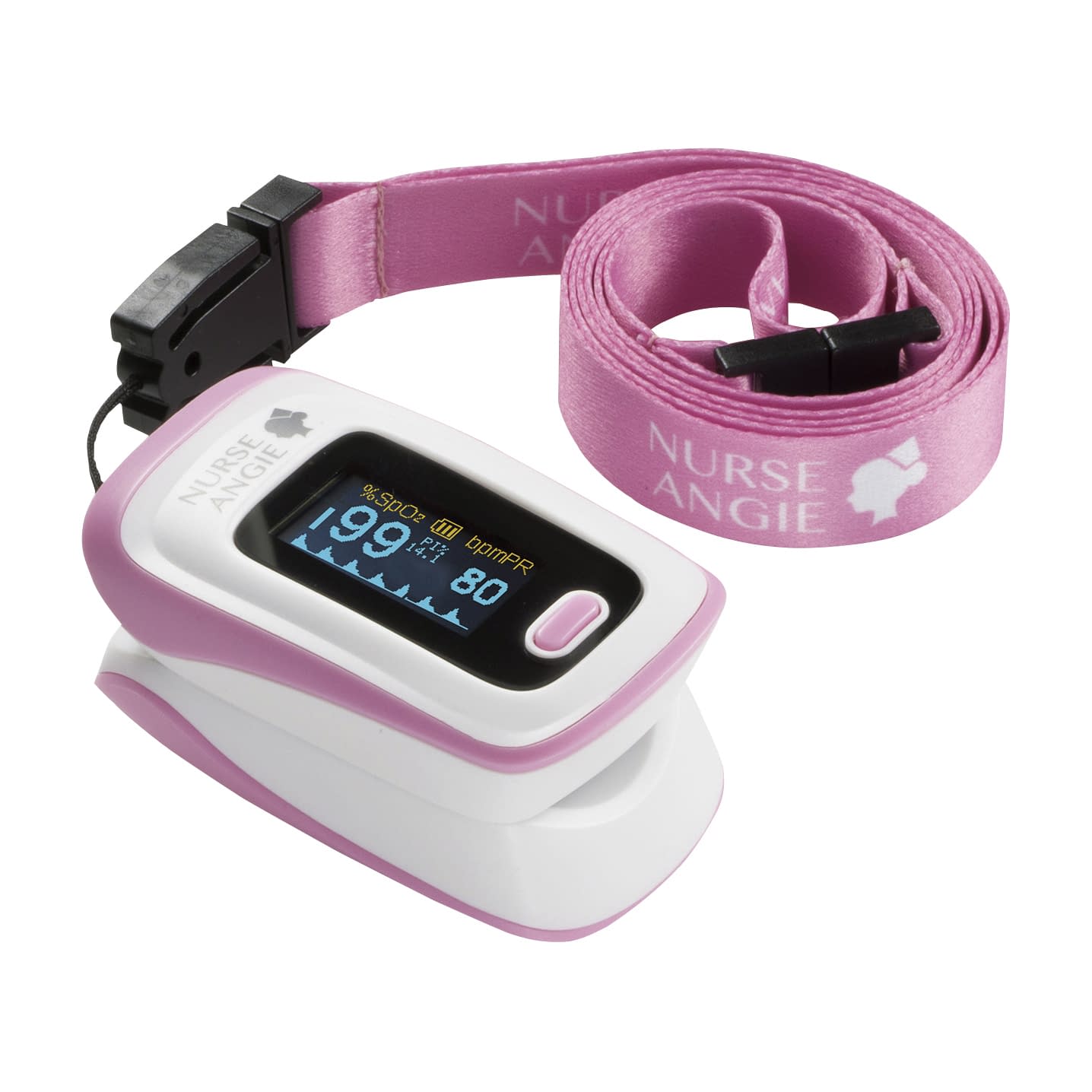 Papitto Pulse Oximeter Saturation Monitor (Pulse Oximeter) 24-5159-00 NURSE ANGIE PLS-01P (Pearl Pink)