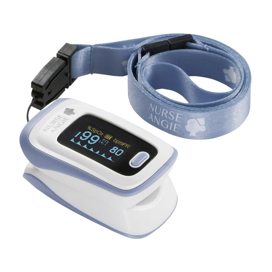 Papitto Pulse Oximeter Saturation Monitor (Pulse Oximeter) 24-5159-01 NURSE ANGIE PLS-01L (Saxe Blue)