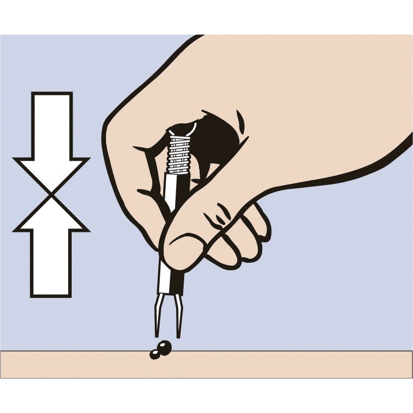 Tick ​​Picker Mite Remover 24-6824-00 Iizuka Company VBSTS54000 (K6X83MM)