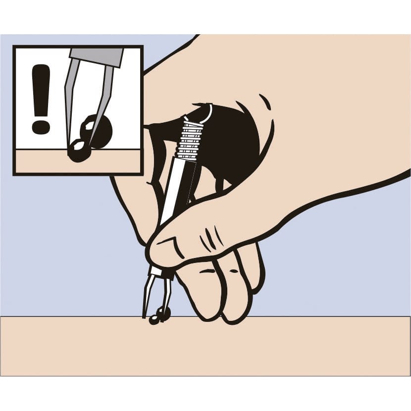 Tick ​​Picker Mite Remover 24-6824-00 Iizuka Company VBSTS54000 (K6X83MM)