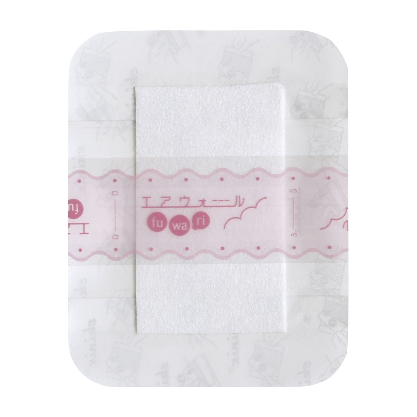 Air Wall Fluffy Pad No.6070P Dressing Material 24-6916-00 skinix NO.6070P (50 pieces)