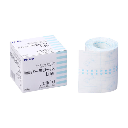 優肌パーミロールLite ドレッシング材 24-6804-01 優肌 L34R10(10CMX12M)1カン