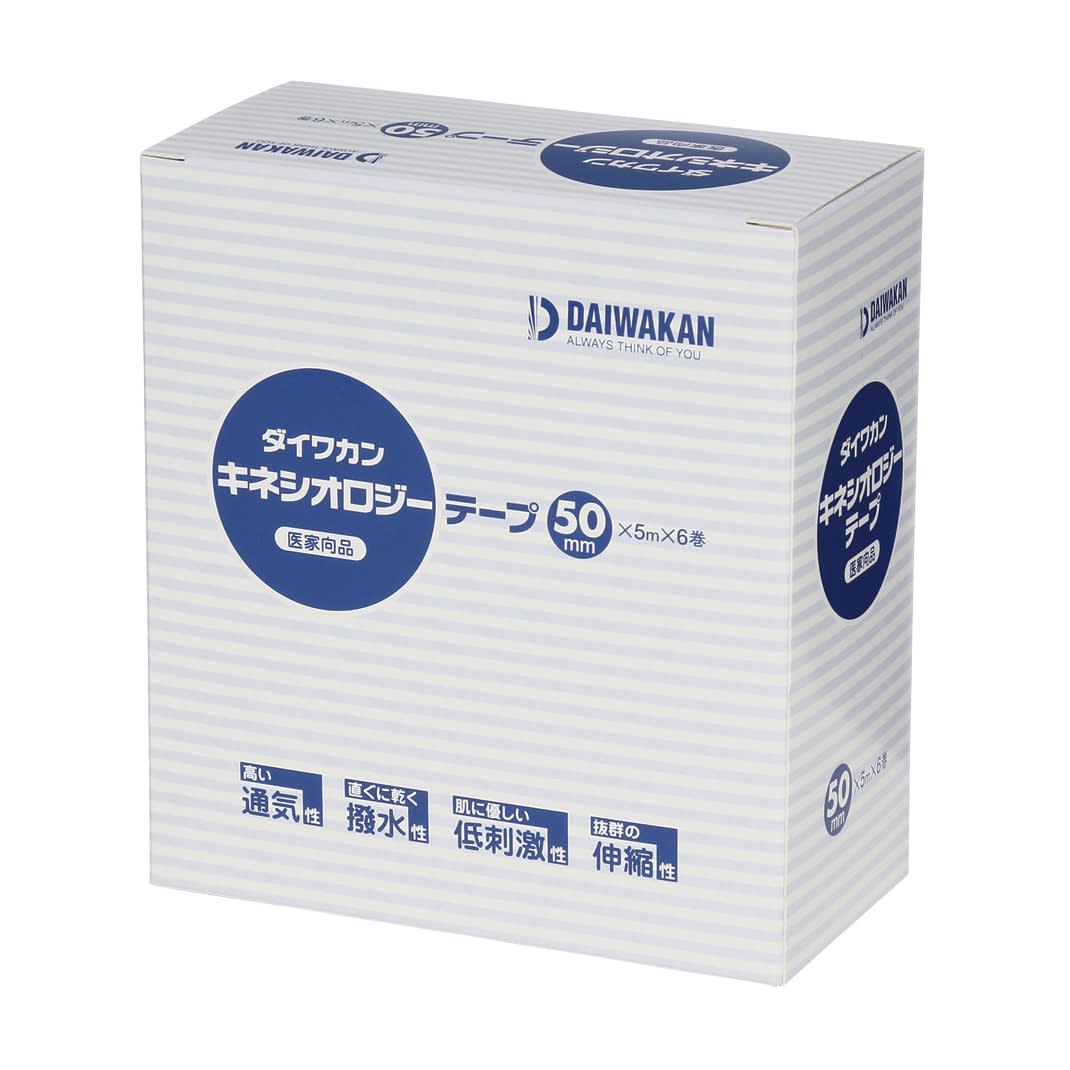 Daiwakan Kinesiology Tape 50 Taping Tape 24-6219-02 Daiwakan 03035050 (50MMX5M) 6 cans