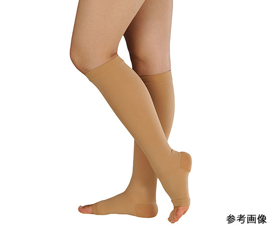 Ansilk® 3 Knee Socks (No Toes) Light Brown L 18622 1 pair/box