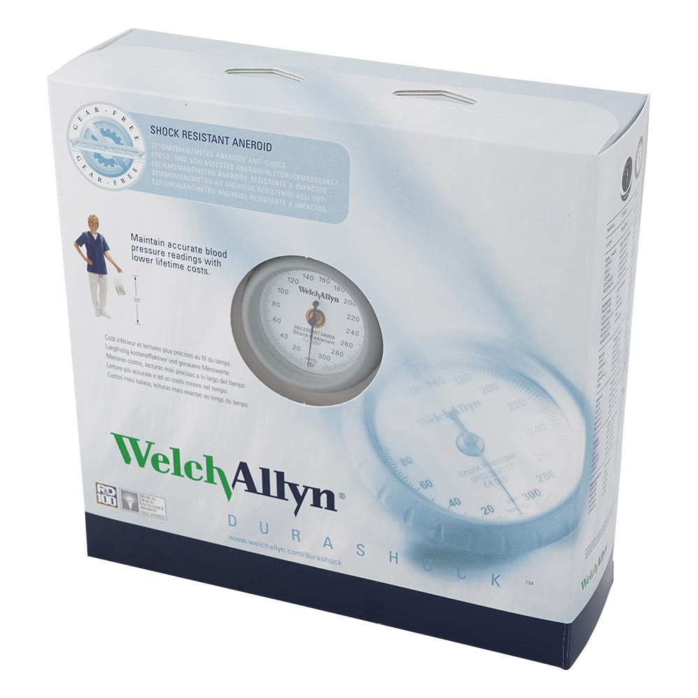 Aneroid Sphygmomanometer [Durashock Gauge Integrated Standard] Adult (Small) DS44-10 1 pc