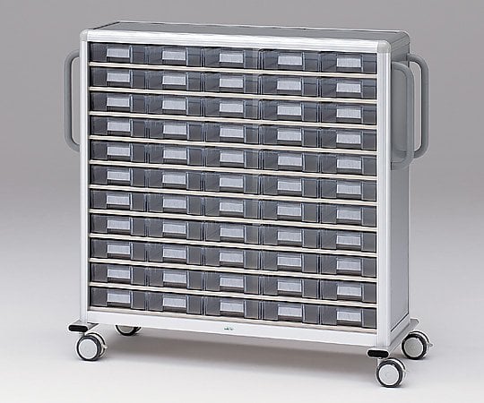 与薬車カート 55人用(大型引出し) 1428×483×1287mm　CC-55WIDE 1台