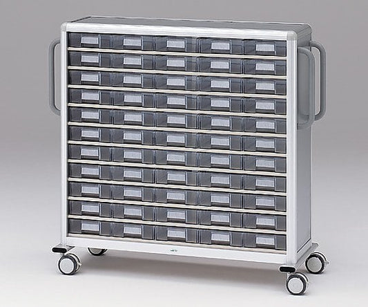 与薬車カート 55人用(大型引出し) 1428×483×1287mm　CC-55WIDE 1台