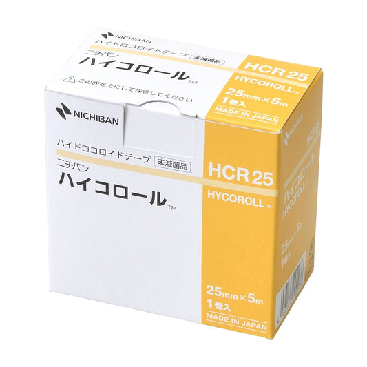 Hydrocolloid Tape Hicolor Dressing Material 24-8585-00 Nichiban HCR25 (25X5M)