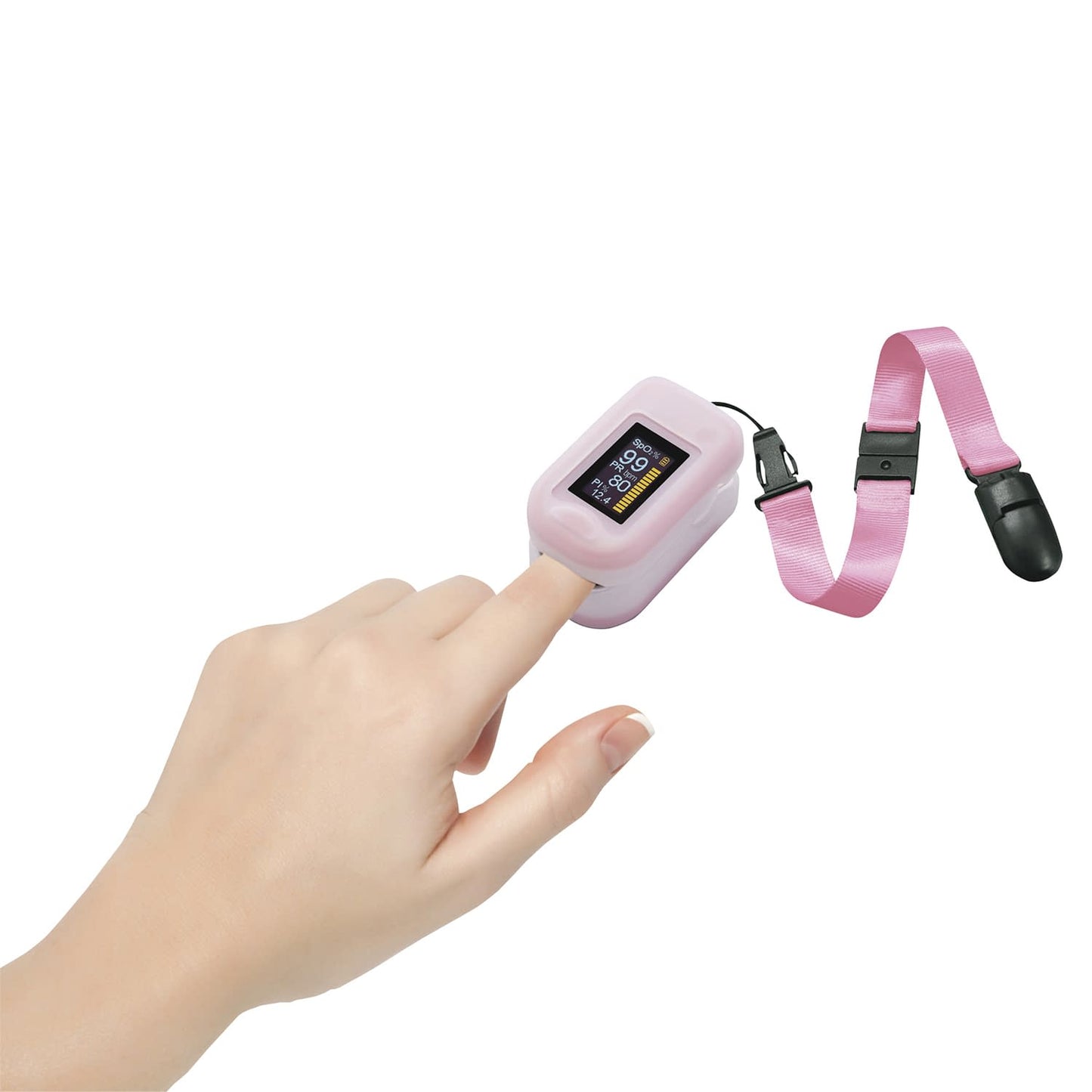 바이오 비트 펄스 옥시 미터 포화 모니터 24-9835-00 NURSE ANGIE PLS-02P (펄 핑크)