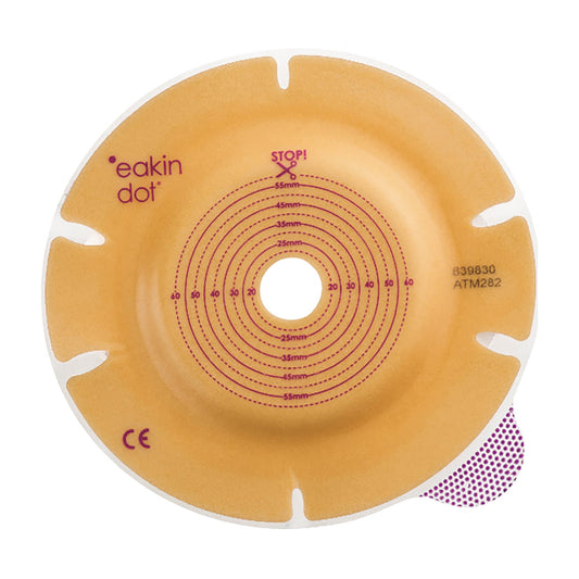 Convex Base Plate Precut Stoma Appliance 25-4987-05 Ekin Japan 839829(40)60(5 inch