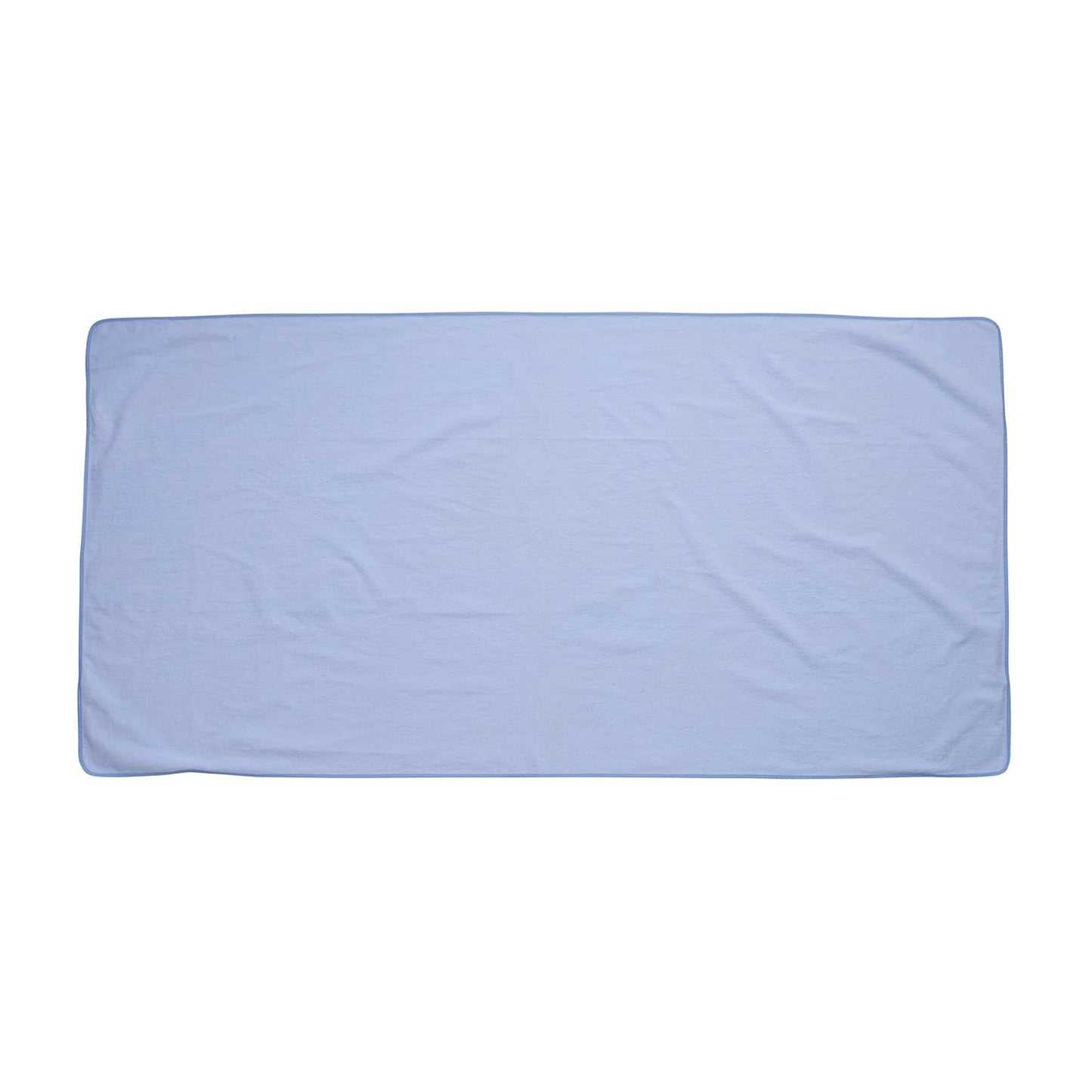 ワンタッチ式タオル防水シーツ 全身用 介護用シーツ 06-2335-0003 サックス 真心倶楽部 C-1130Lガタ(100X200)