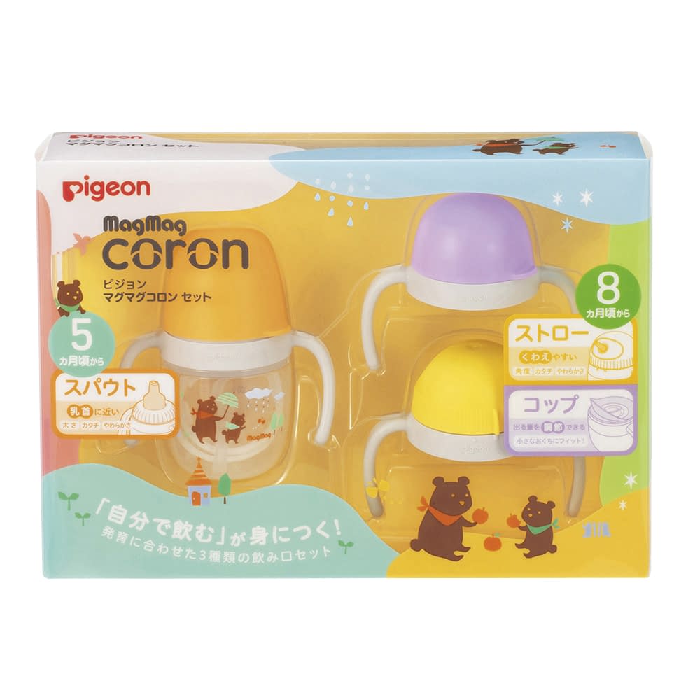 Mug Mug Colon Set Set Baby Tableware 25-2931-01 Pigeon 1022082