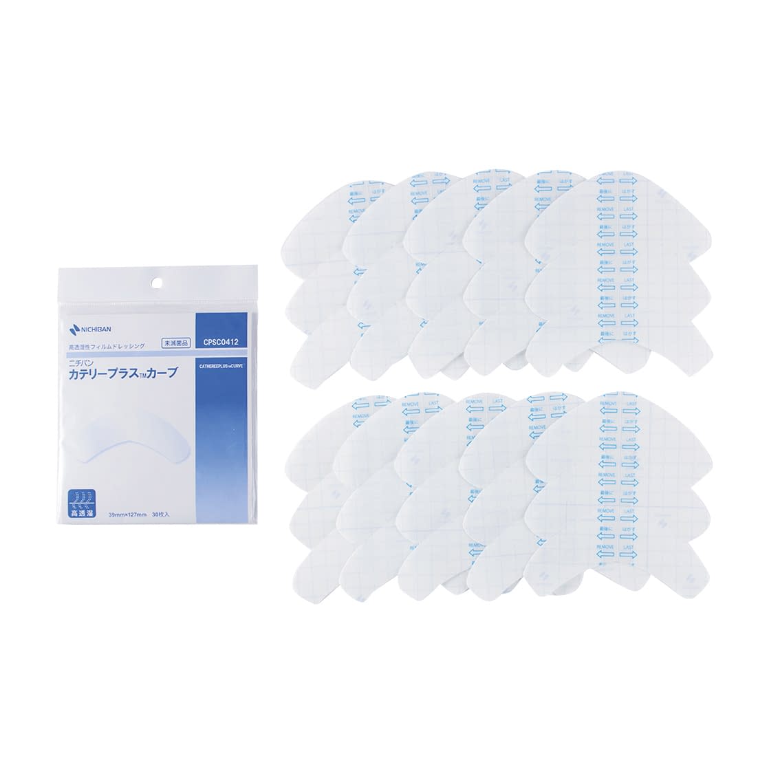 カテリープラス カーブ ドレッシング材 25-2886-00 ニチバン CPSC0412(30マイ)