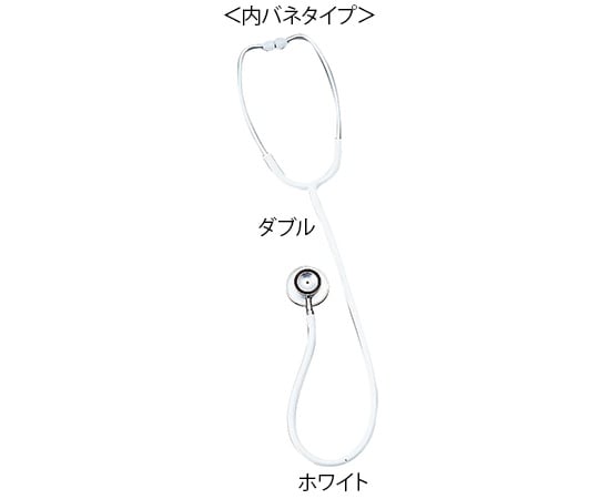 Nursing Scope No.120 (Spring-type Double) White 0120B116 1 pc