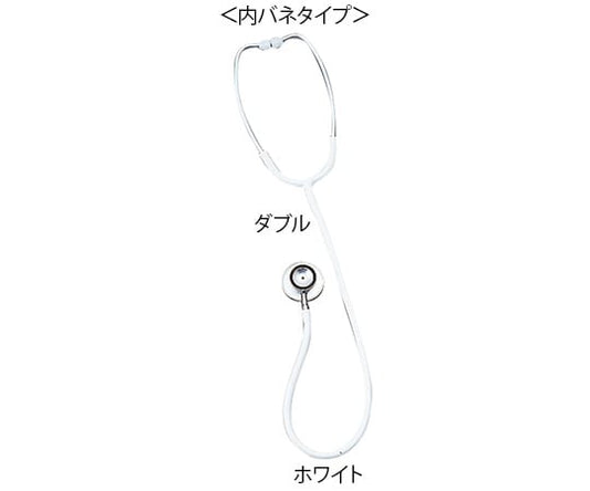 Nursing Scope No.120 (Spring-type Double) White 0120B116 1 pc