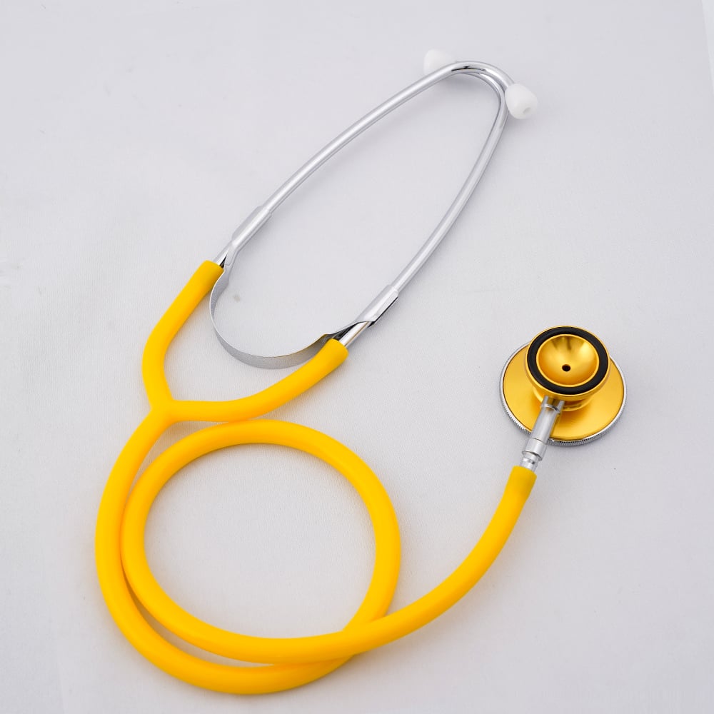 너싱 스코프 No.120 (외 스프링식 더블) 옐로우 0120B072 1개