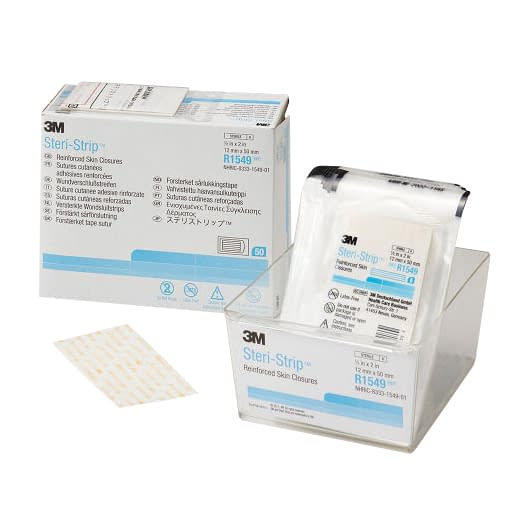 스테리스 스트립 스탠다드 피부 접합용 테이프 24-9498-05 쓰리엠 재팬 R1549(12X50)