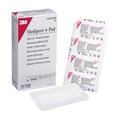 Medipore Plus Pad Dressing Dressing Material 25-3579-04 3M Japan 3570E (10X20CM) 25 pieces