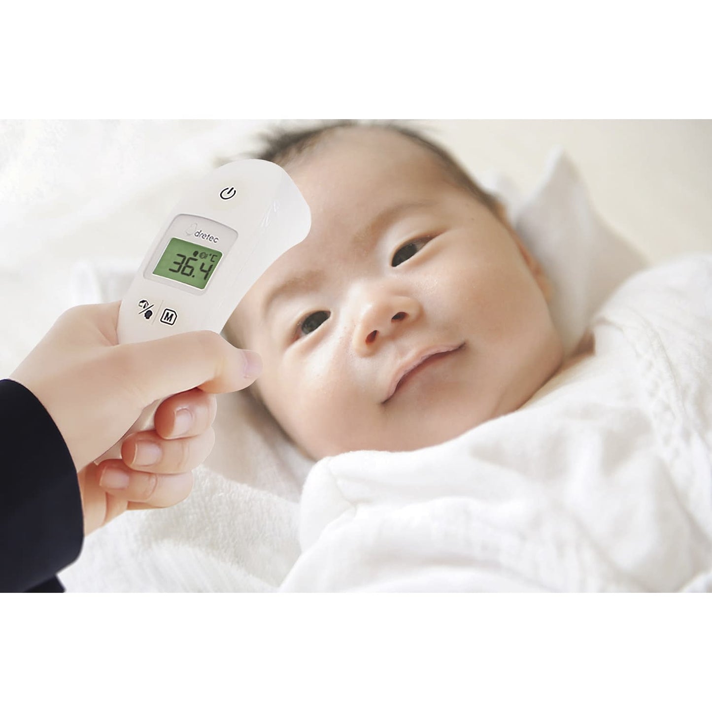 비접촉 체온계 25-3797-00 드리텍 TO-405WT(화이트)