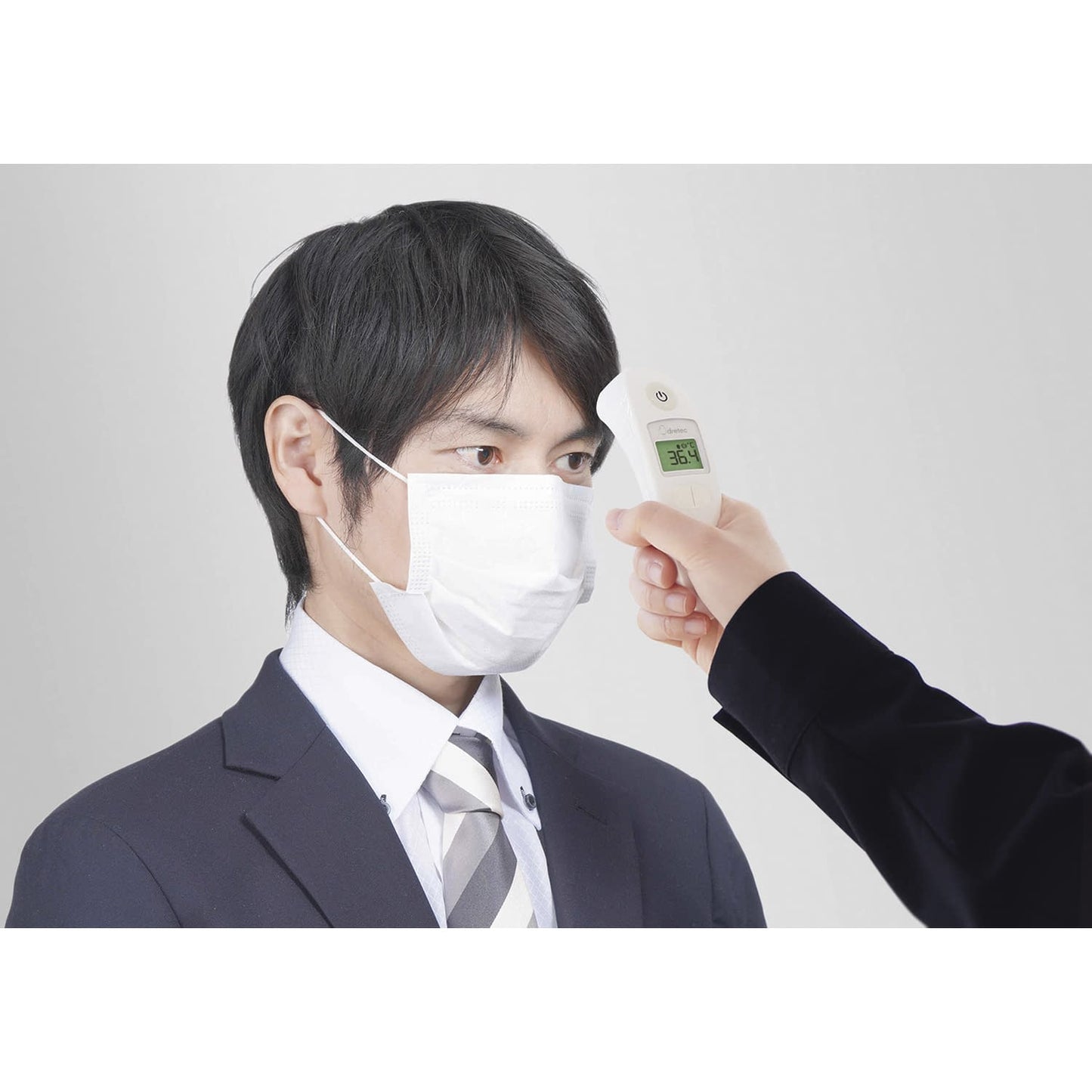 비접촉 체온계 25-3797-00 드리텍 TO-405WT(화이트)