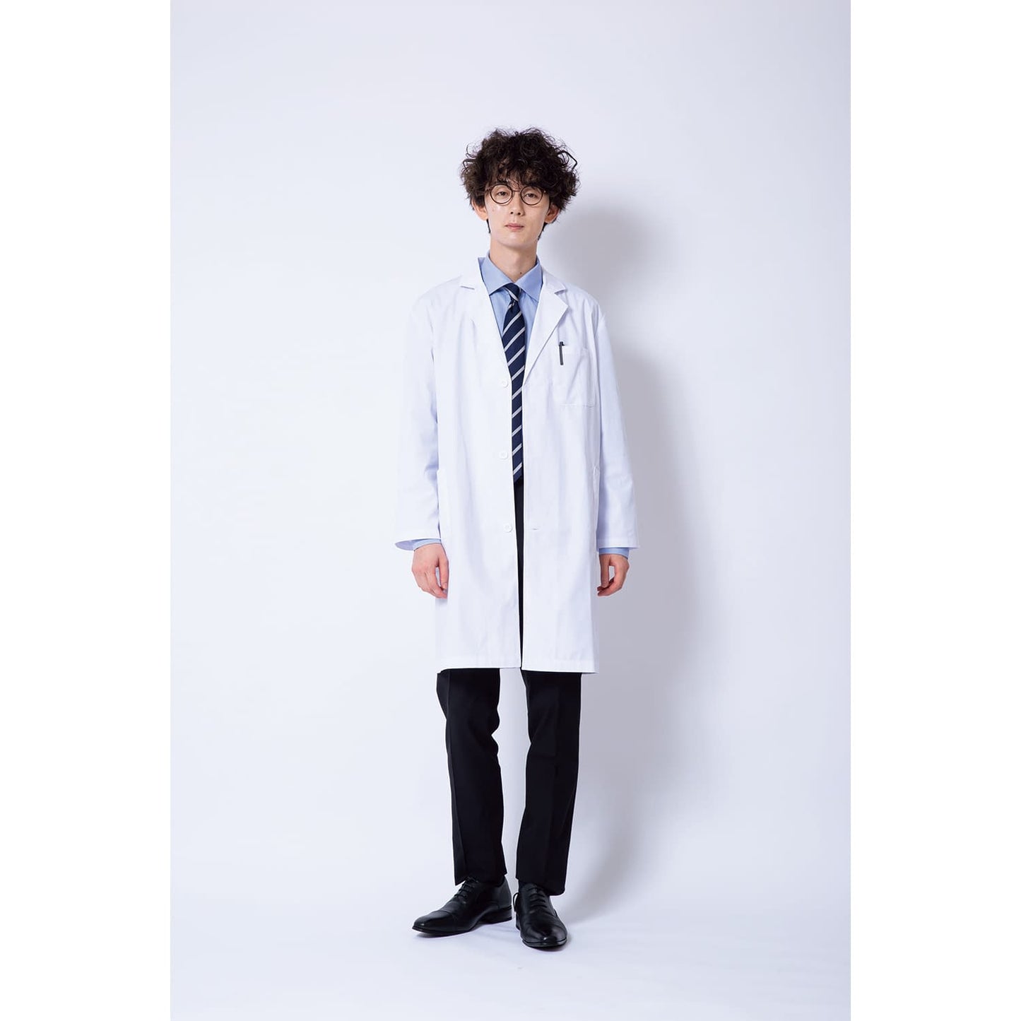Matsuyoshi Doctor Coat (Men's) Examination Coat 25-4003-01 Matsuyoshi MY-DCM01(M)