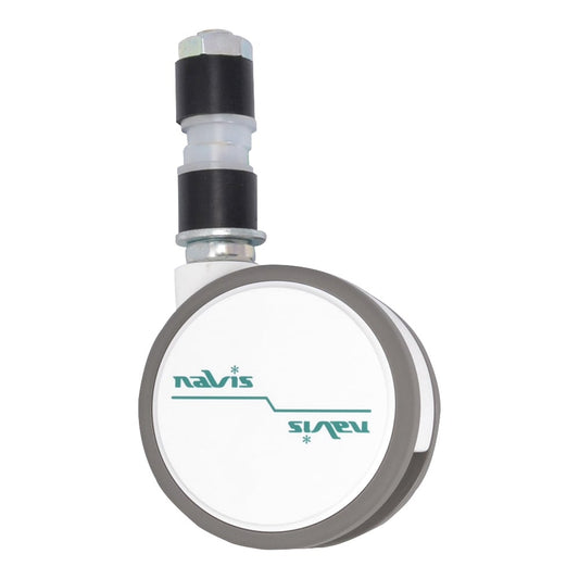 Navis Caster φ75mm Rubber No Stopper FW075N12L60-AZP 1 piece