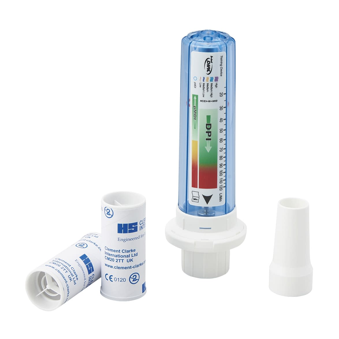 インチェックダイアル ATS目盛 呼吸運動訓練器 24-6944-00 CLEMENT CLARKE INTERNATIONAL 210900(マウスピース･ワンウェイ