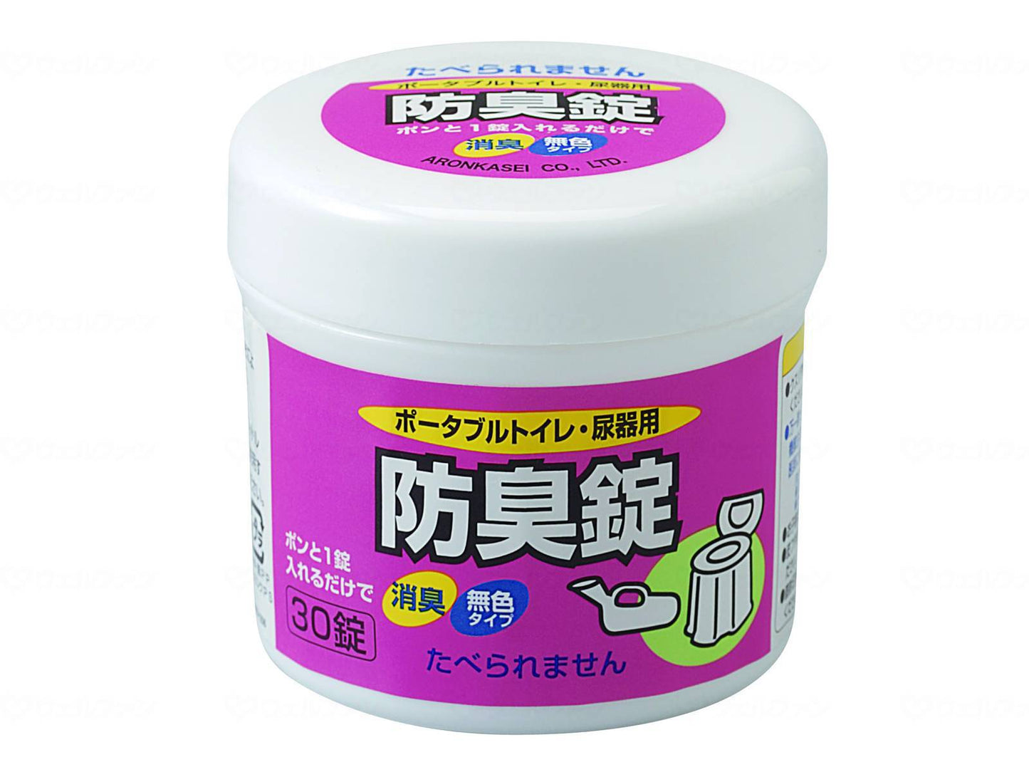 Aronkasei Portable Toilet/Urinal Deodorizing Tablets