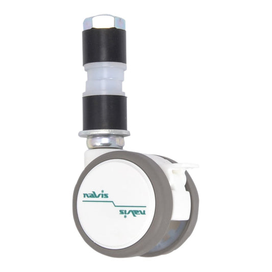 Navis Caster φ50mm Rubber with Stopper FW050N12SL60AZP 1 piece