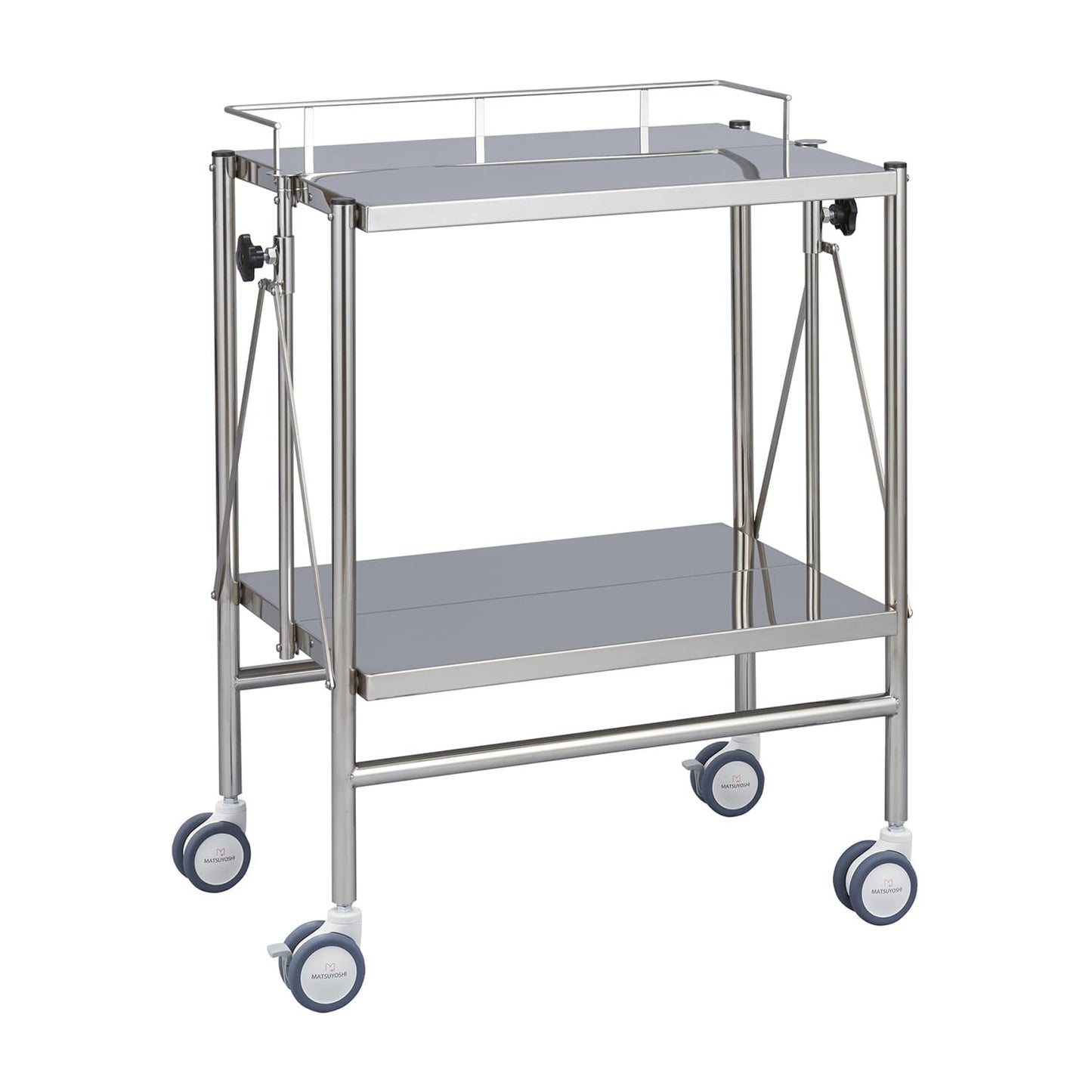 Matsuyoshi folding instrument table with handrails Cart (folding) 01-2450-02 MATSUYOSHI MY-1510A (600X450X800