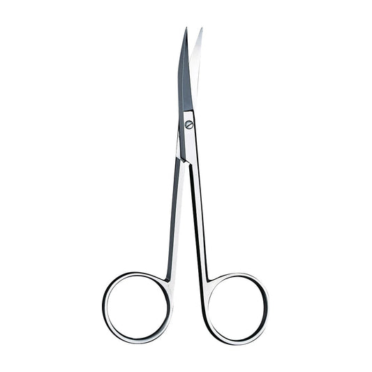 Ophthalmic scissors (reverse type), double-pointed, reverse type, screw 22-2233-01 MATSUYOSHI MY-9127B(115MM)