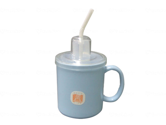 Daiwa Mug Cup with Straw, Blue