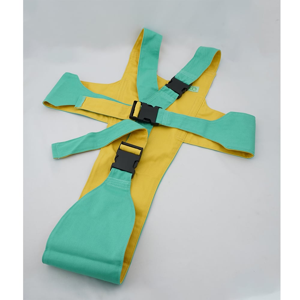 Wheelchair One-Touch Belt Keeper II Green x Yellow 403654-02 1 pc