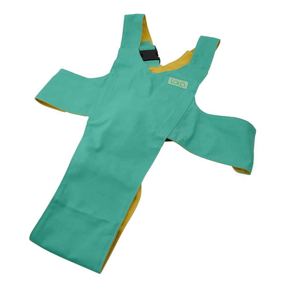 Wheelchair One-Touch Belt Keeper II Green x Yellow 403654-02 1 pc